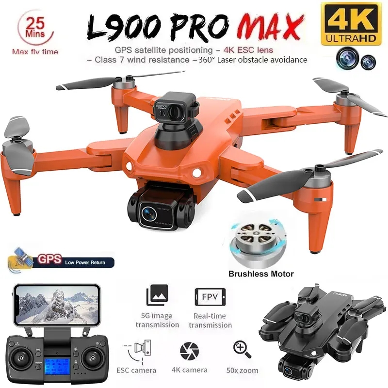 Drone Racing Camera - L900 Pro MAX GPS Drone 4K
