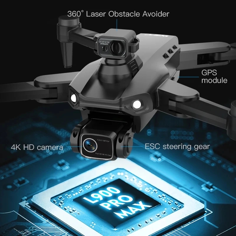 L900 Pro MAX GPS Drone 4K Prof - đánh giá và giá Drone Racing Camera