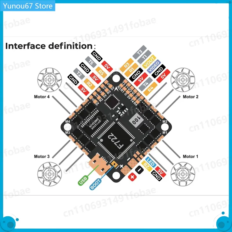 For GEPRC GEP-F722-45A AIO V2  - đánh giá và giá Drone Racing Flight Controller