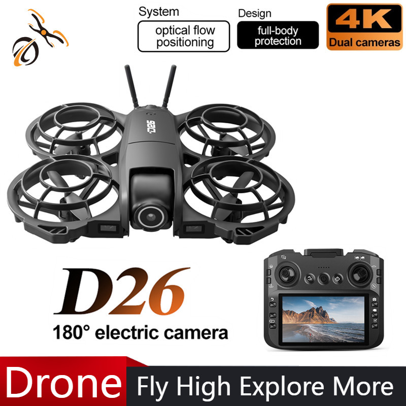 D26 Drone 4K Aerial HD 180° Ca - đánh giá và giá Drone Racing Camera