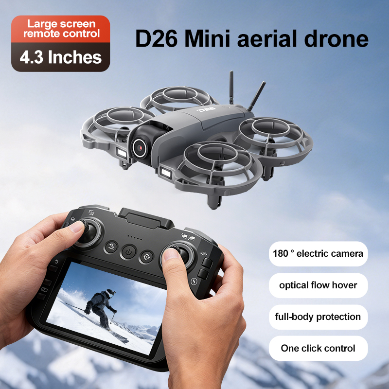 D26 Drone 4K Aerial HD 180° Ca - đánh giá và giá Drone Racing Camera