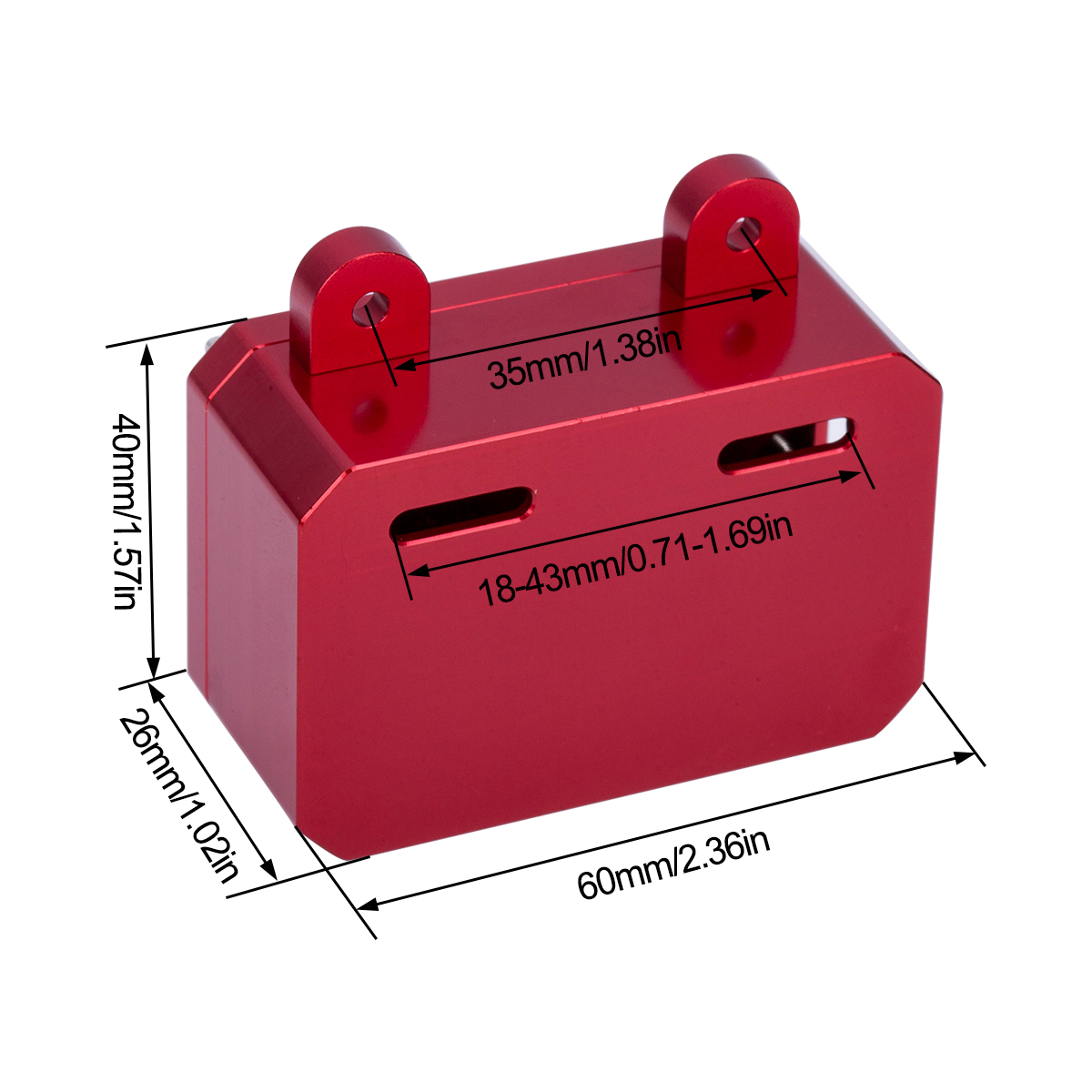 Aluminum Cell Receiver Box/Ele - đánh giá và giá Drone Racing Receiver