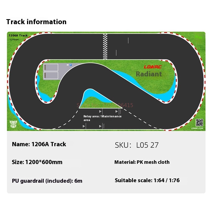 Ldarc Rc V64 1:76 240*120cm Re - đánh giá và giá Drone Racing Gate